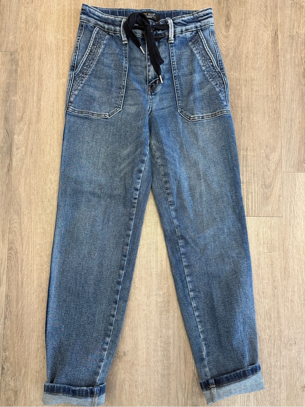 Judy Blue 88971 High Waist Vintage Wash Jogger Jeans – Size 3